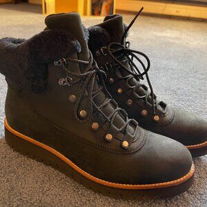 Cole Haan Zerogrand Explorer Hiking Boots, Waterproof, Black, Size 9